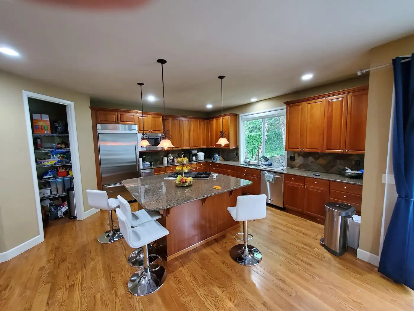 - project image Original Redmond kitchen layout before the white shaker kitchen remodel