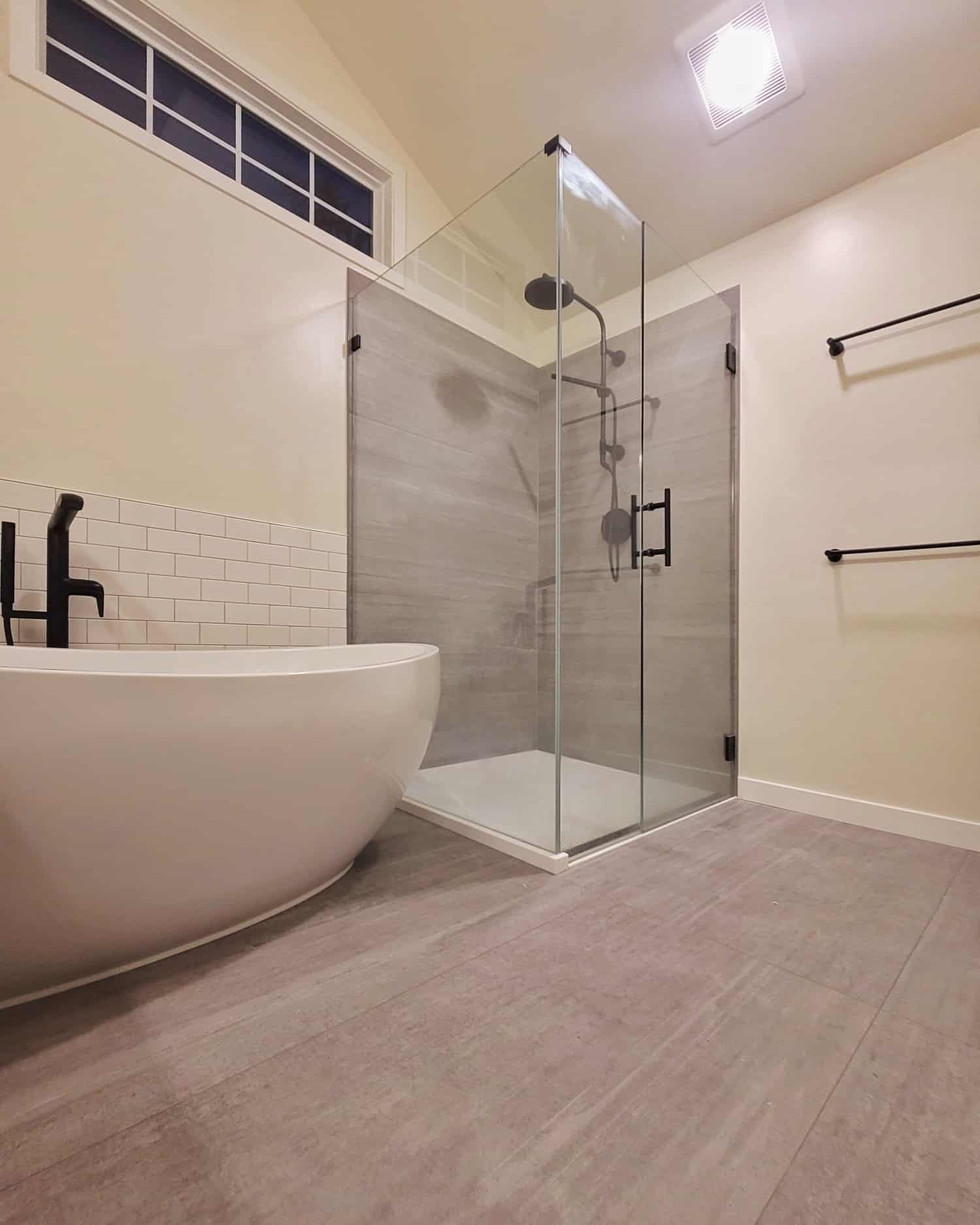 Shower in Main Luxury Bathroom Remodel