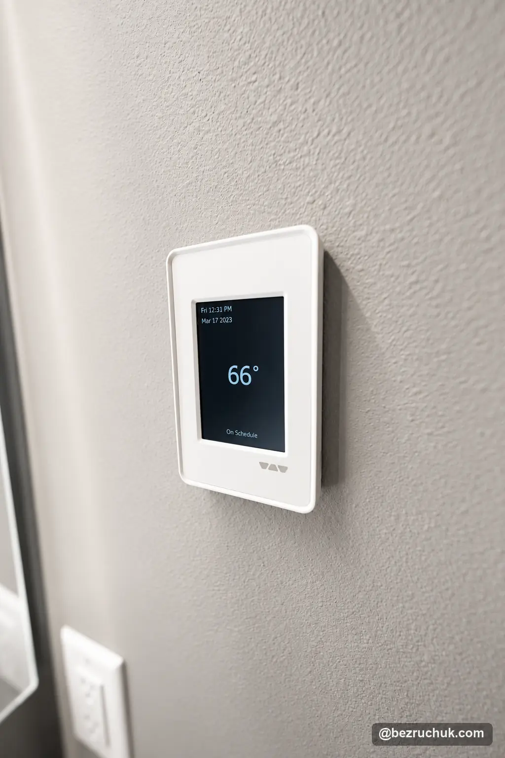 - project image Digital wall thermostat for the heated bathroom floor