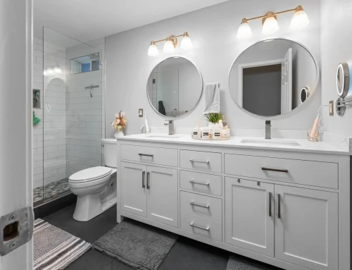 White Subway Tile Shower in Graham, WA